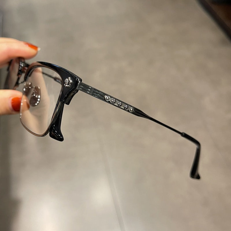 CHH Chrome Hearts Glasses Ultra Light Pure Titanium Myopia Glasses Frame