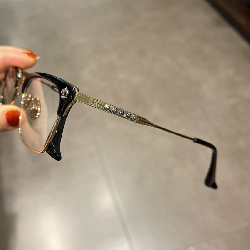 CHH Chrome Hearts Glasses Ultra Light Pure Titanium Myopia Glasses Frame