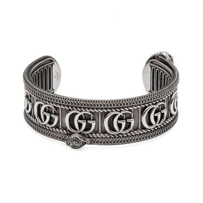 Double Gucci Snake Wide Bracelet