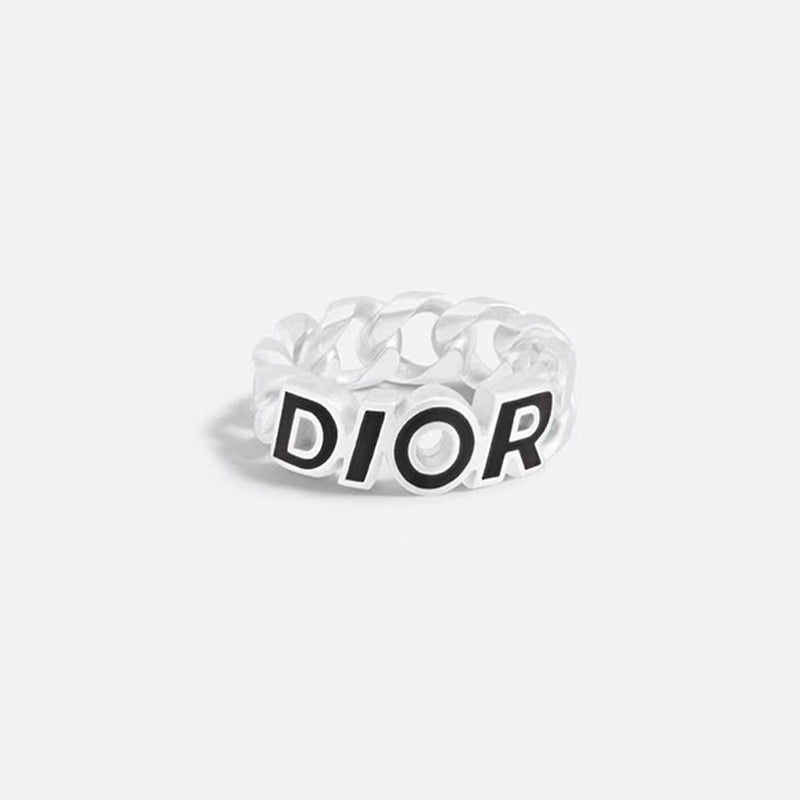 18K Dior Chain Rings