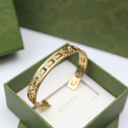18K Double Gucci Cube Bracelet