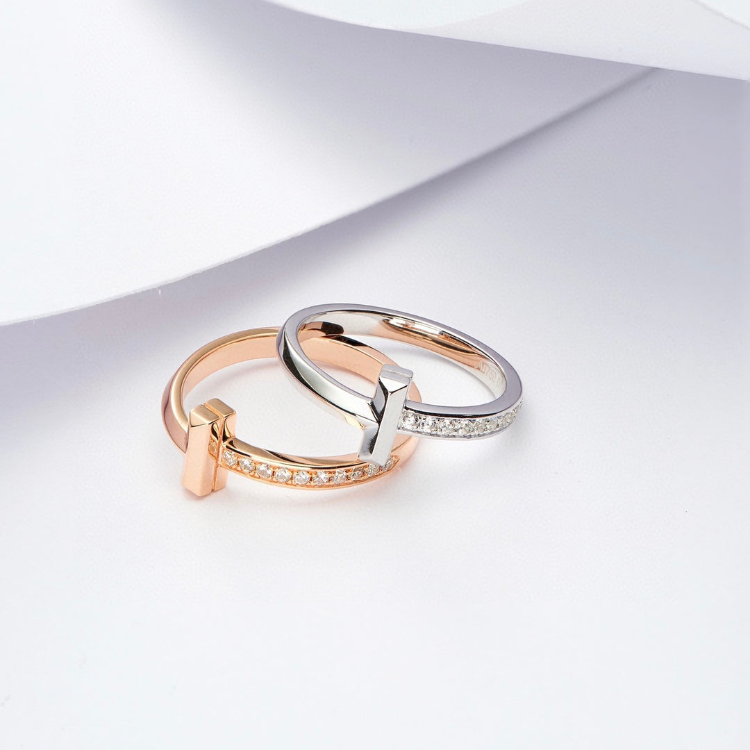 18K Tiffany T1 Diamond Ring