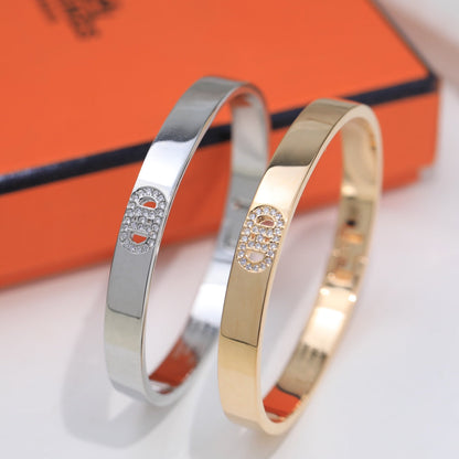 18K Hermes Diamonds Bracelet
