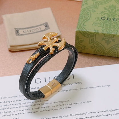 18K Double Gucci Anger Forrest Bracelet