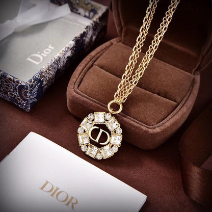 18K Petit Dior Pearls Necklace