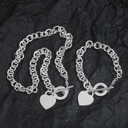 18K Tiffany Heart Tag Bracelet