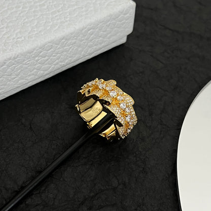 18K Dior Couture Diamond Ring