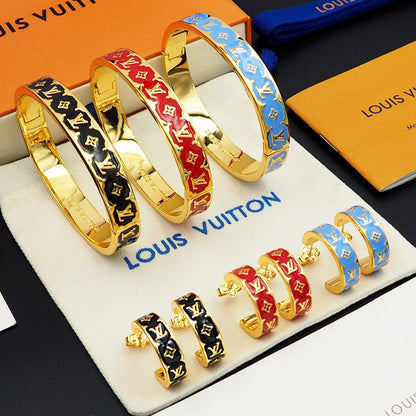 18K Louis Vuitton Color Monogram Bracelet