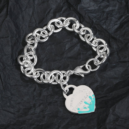18K Tiffany Heart Tag Bracelet
