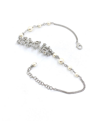 18K  Chanel Crystals Necklace