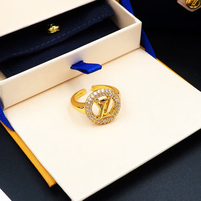 18K Louis Vuitton Louise Tresor Rings