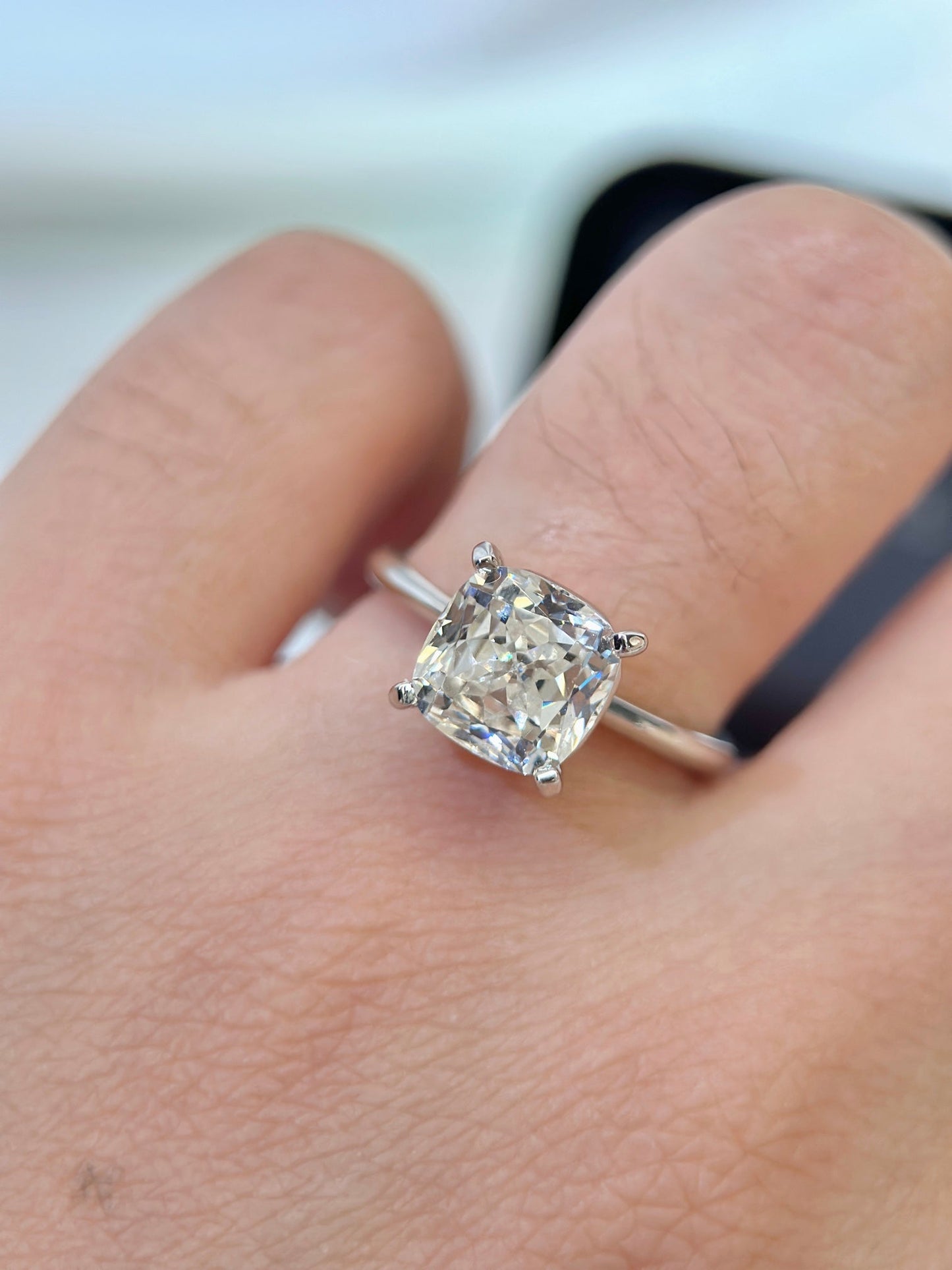 18K Tiffany True Engagement Ring