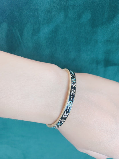 18K Double Gucci Icon Blooms Bracelet