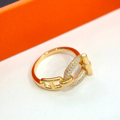 18K Adage Hermes Ring