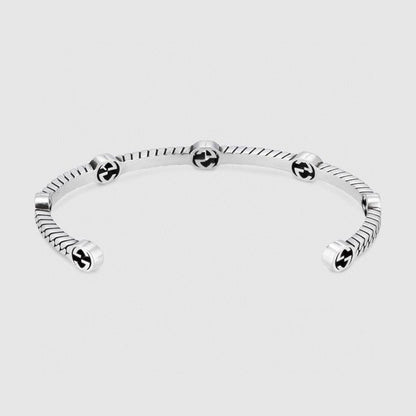 Double Gucci Thin Interlocking Gucci Bracelet