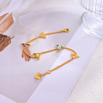 18K Prada Eternal Gold Semi-Precious Stones Bracelet