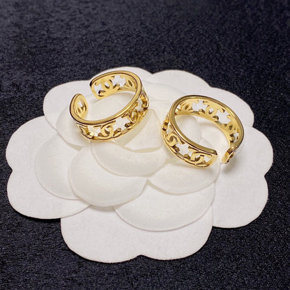 18K  Chanel Vintage Openwork Ring