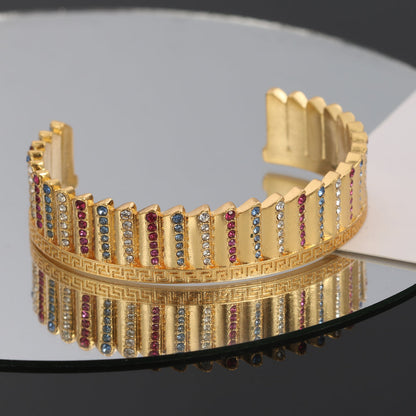 18K Ver Celine Open Cuff Bracelet