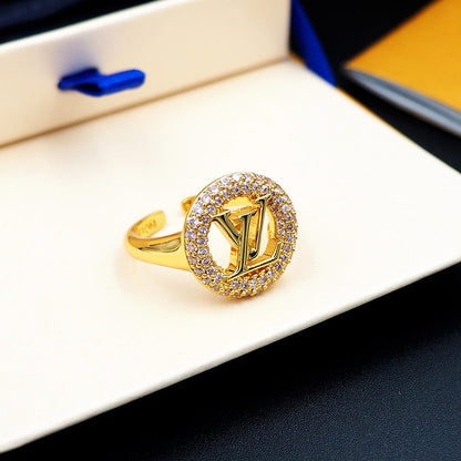 18K Louis Vuitton Louise Tresor Rings