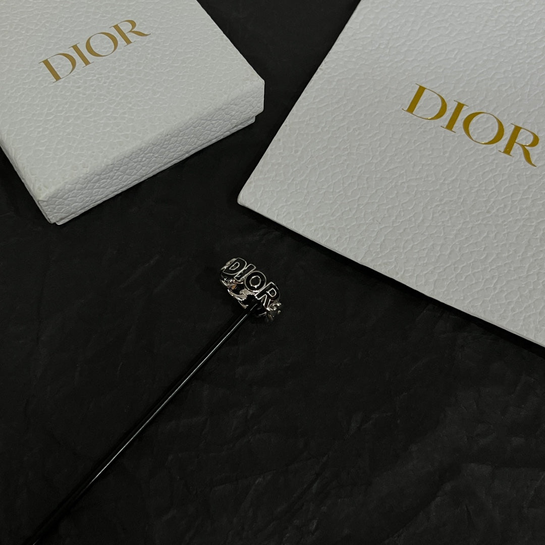 18K Dior Chain Rings
