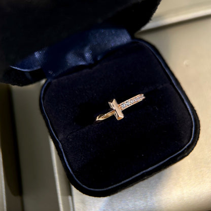 18K Tiffany T1 Diamond Ring