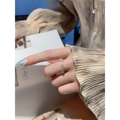 18K Tiffany Pink Crystal Ring