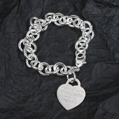 18K Tiffany Heart Tag Bracelet