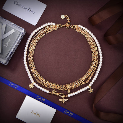 18K Dior Tassel Necklace