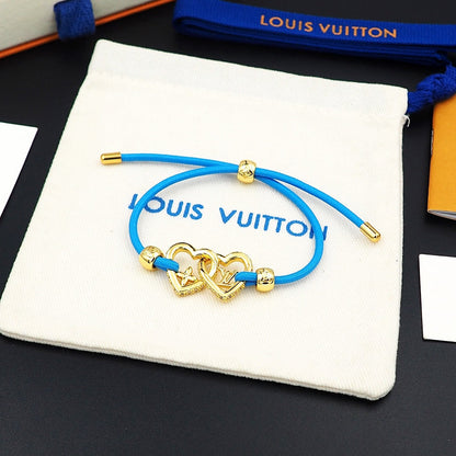 18K Louis Vuitton My Love Blue Bracelet