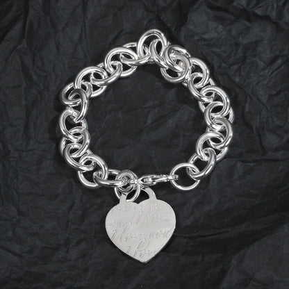 18K Tiffany Heart Tag Bracelet