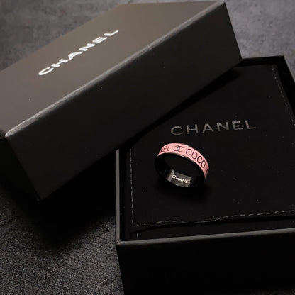 18K  Chanel Coco Pink Ring