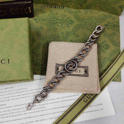 Double Gucci Interlocking Gucci Bracelet