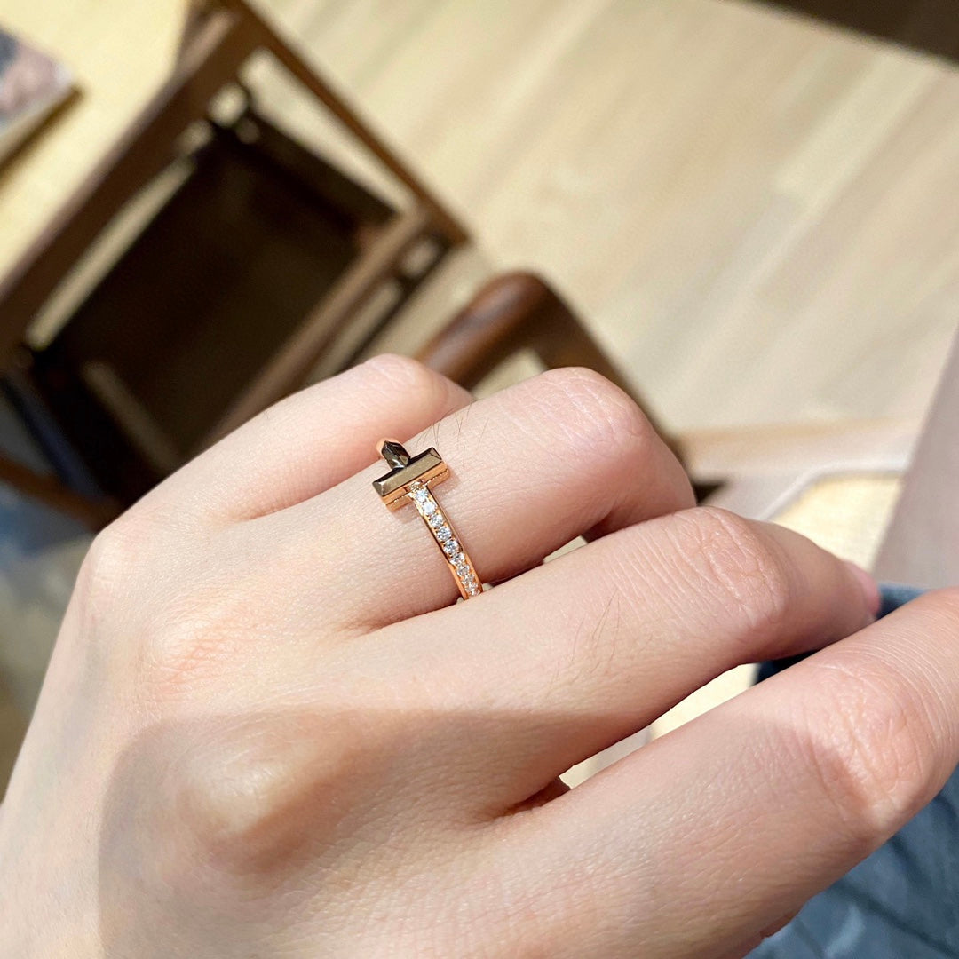 18K Tiffany T1 Diamond Ring