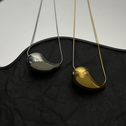 18K BVLGARI Drop Pendant Necklace