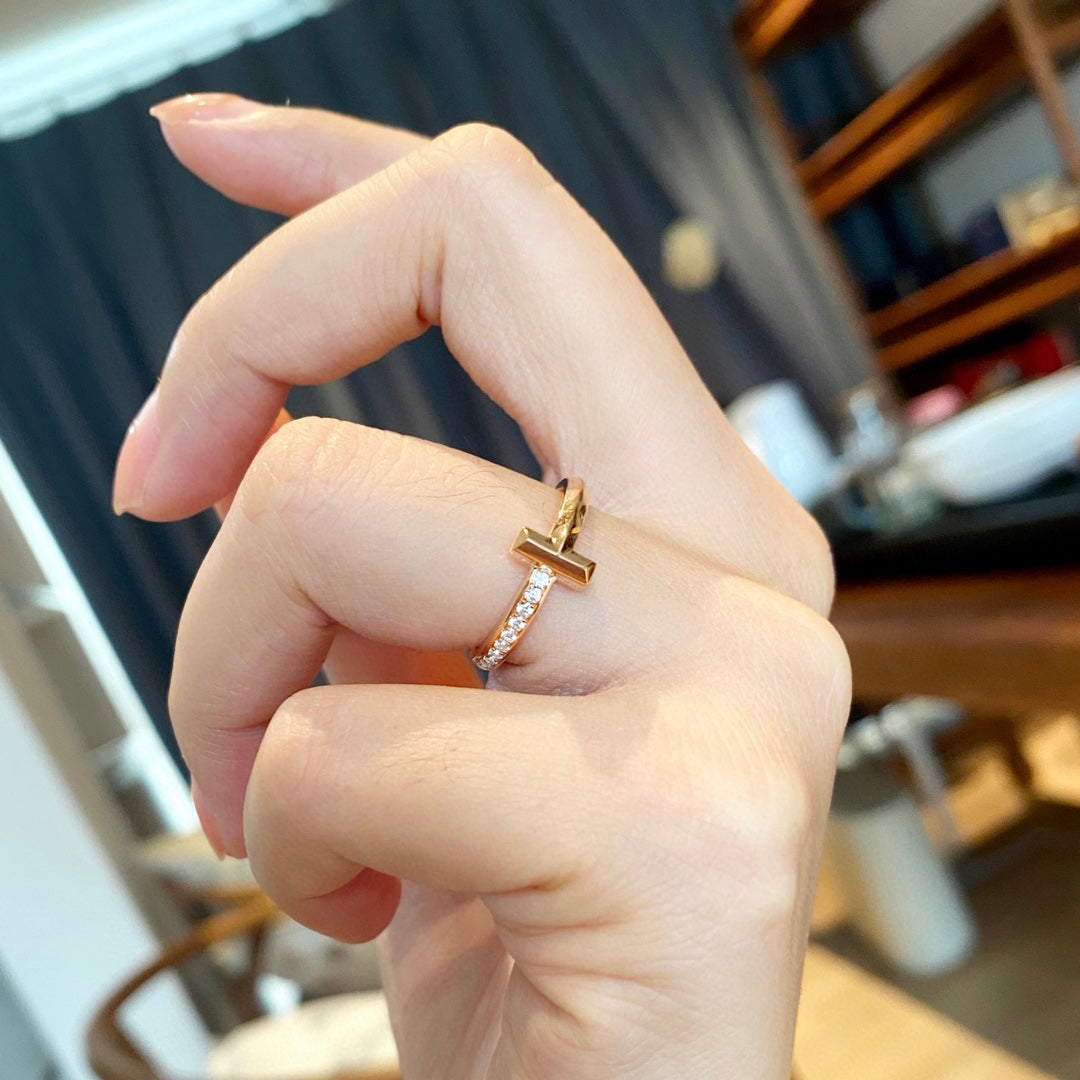 18K Tiffany T1 Diamond Ring