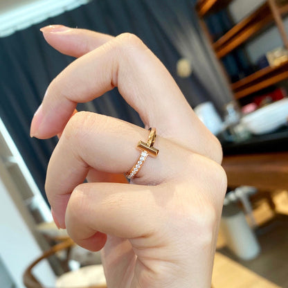 18K Tiffany T1 Diamond Ring