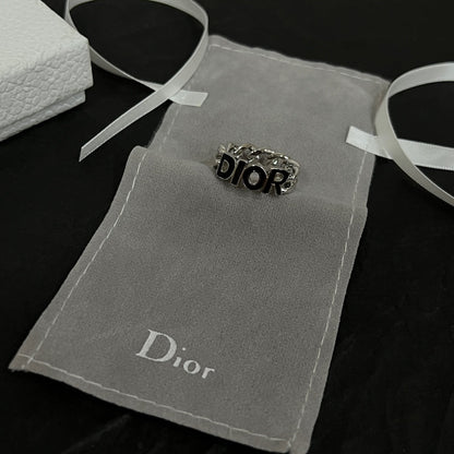 18K Dior Chain Rings