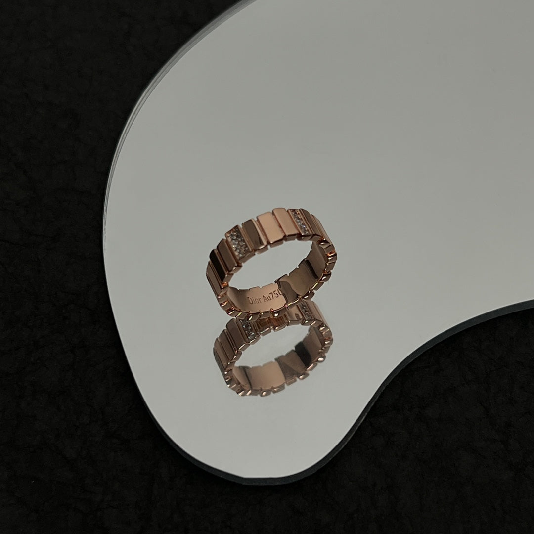 18K Dior Gem Diamond Ring