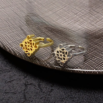 18K LOEWE Anagram Single Anagram Ring