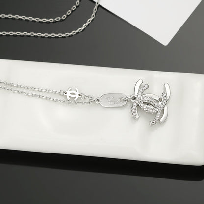 18K  Chanel Diamond Long Necklace