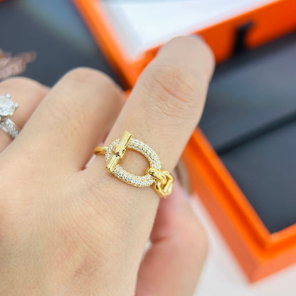 18K Adage Hermes Ring