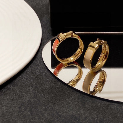 18K Vintage Clic Hermes Ring
