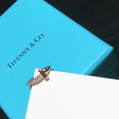 18K Tiffany T1 Diamond Ring