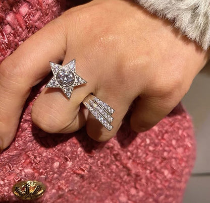 18K  Chanel Comete Diamonds Ring