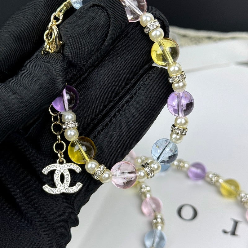18K  Chanel 26C Color Crystal Bracelet
