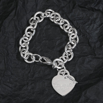 18K Tiffany Heart Tag Bracelet