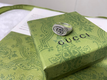 Double Gucci Marmont Pinky Ring
