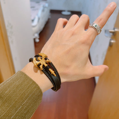 18K Double Gucci Anger Forrest Bracelet