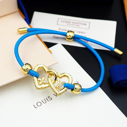 18K Louis Vuitton My Love Blue Bracelet