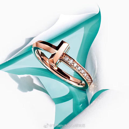 18K Tiffany T1 Diamond Ring